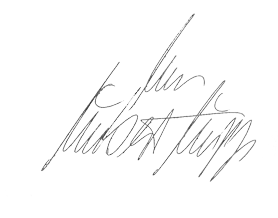 Unterschrift Hubert Hupp